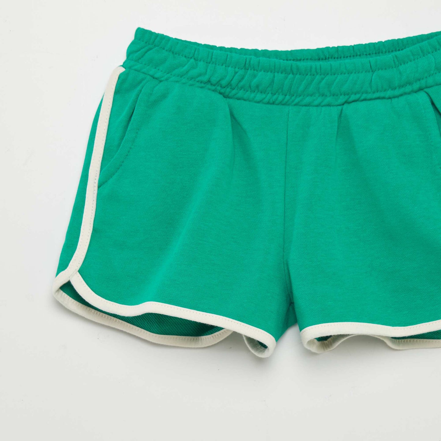 Short en molleton fin Vert