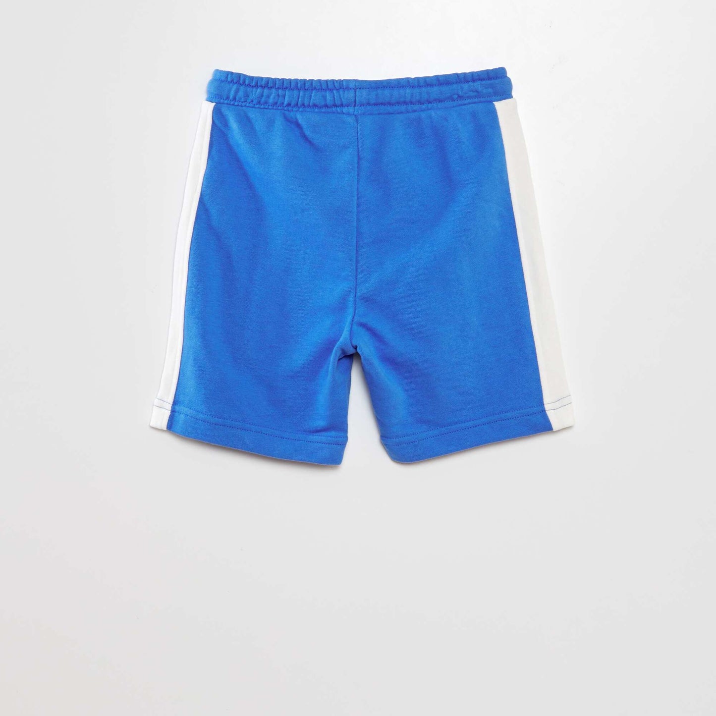 Short en molleton fin Bleu