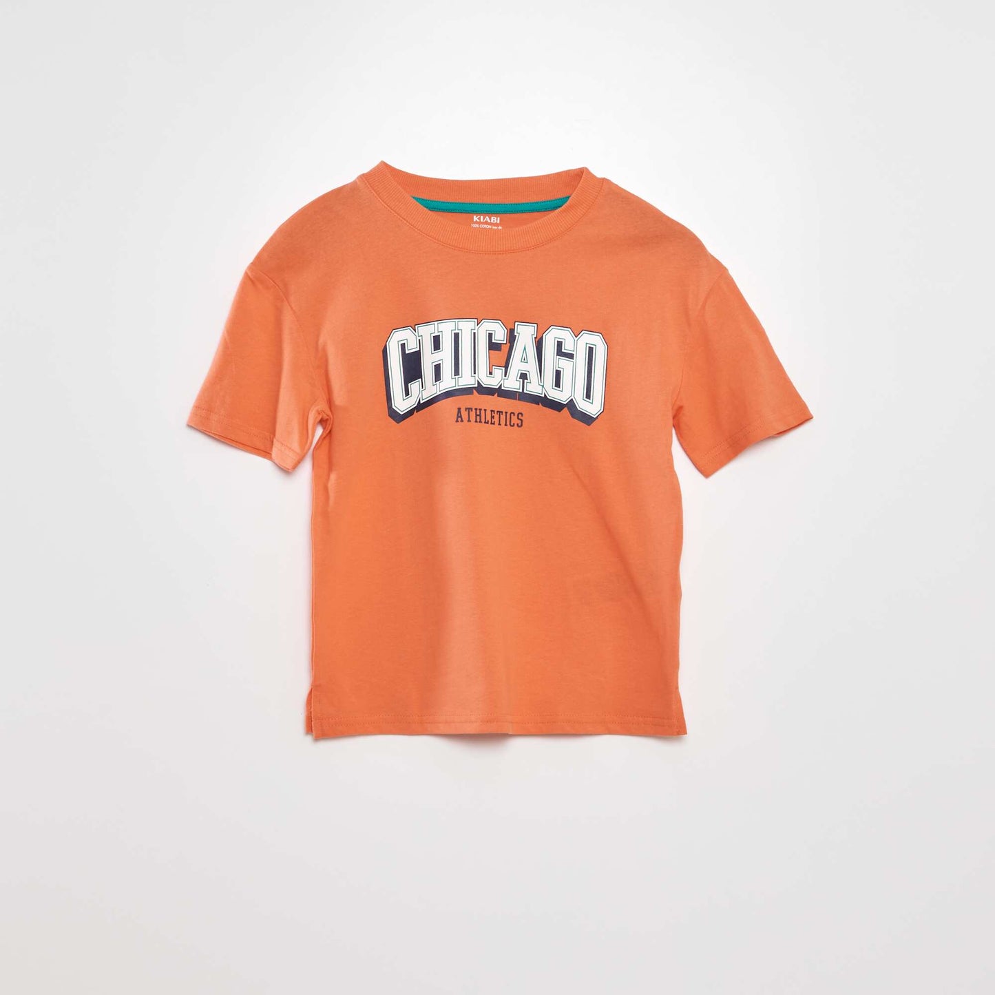 Tee-shirt imprimé 'Chicago' coupe loose Rouge