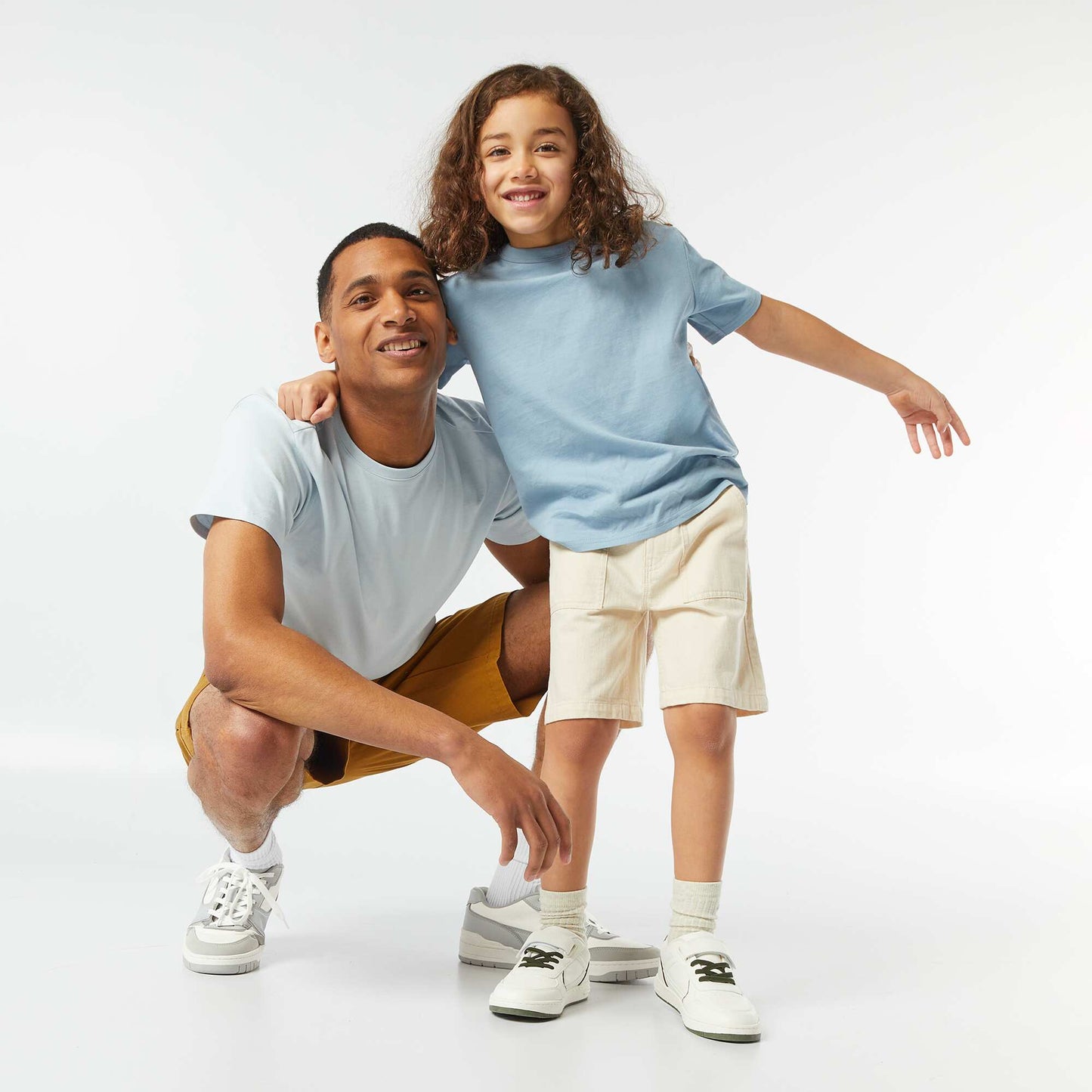 T-shirt à col rond en coton - Tough Cotton™ BLEU