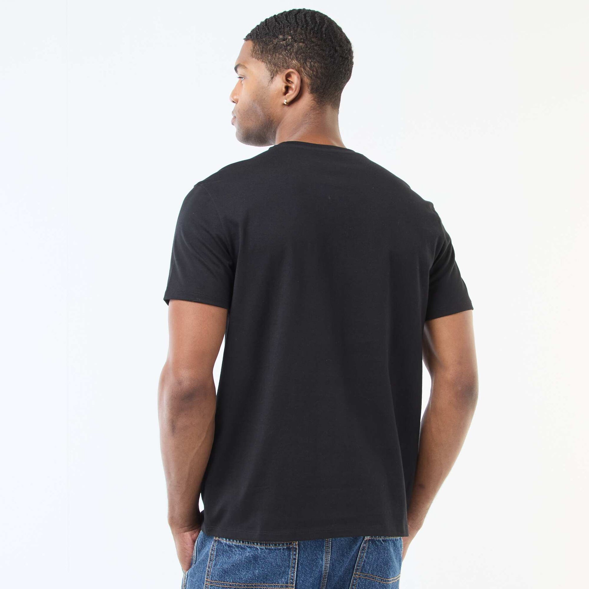 T-shirt à col rond en coton - Tough Cotton™ NOIR