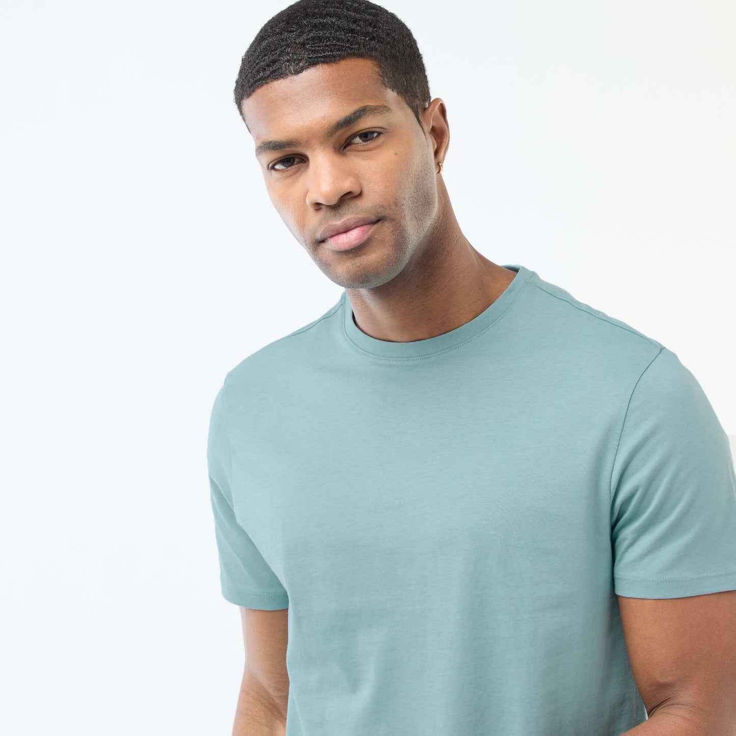 T-shirt à col rond en coton - Tough Cotton™ BLEU