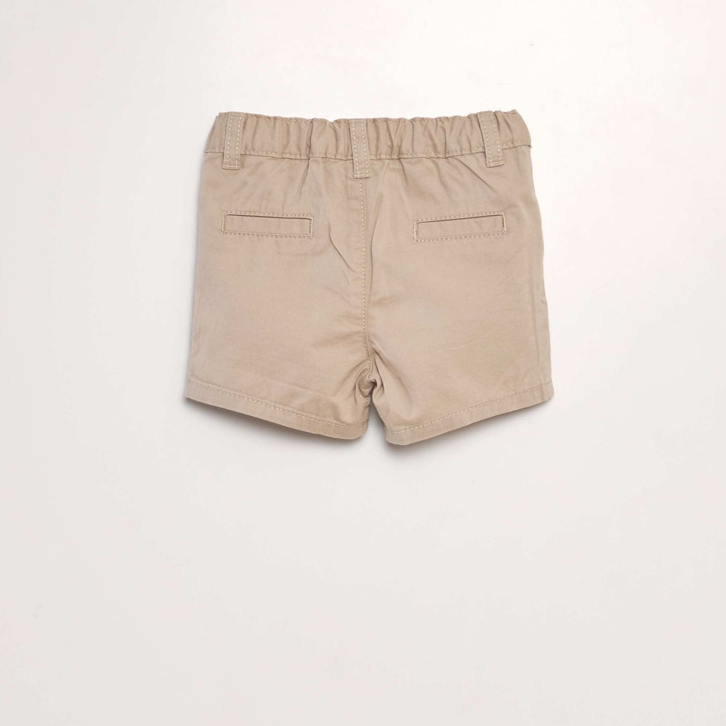 Short chino en twill Beige