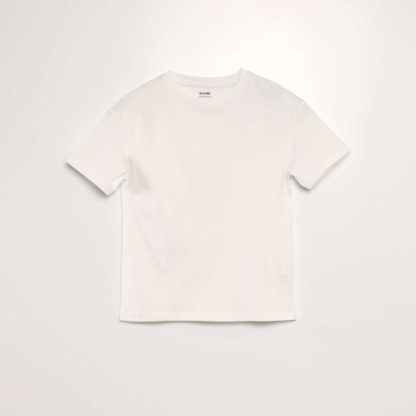 T-shirt uni en maille jersey épaisse - Tough Cotton™ BLANC