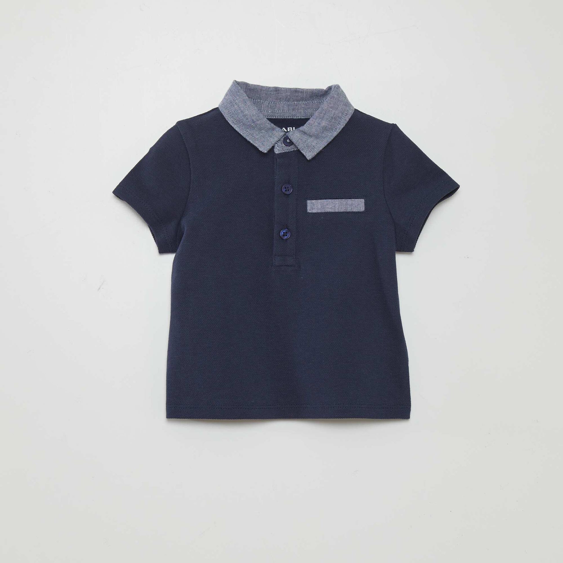Polo uni BLEU
