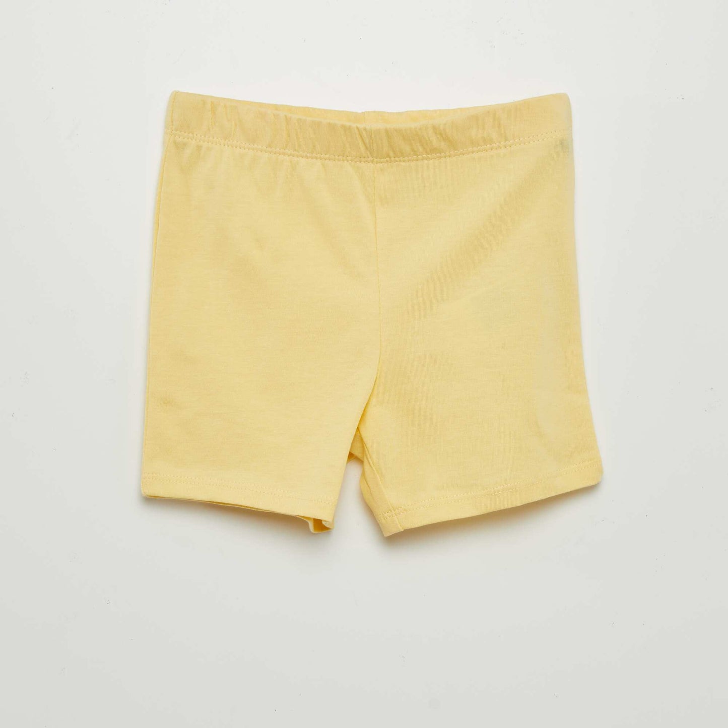 Pyjama short 2 pièces imprimé Jaune