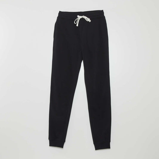 Jogging en french terry noir