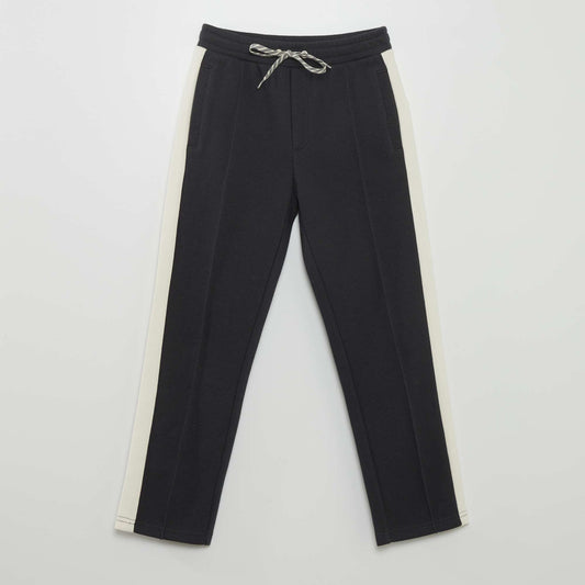 Pantalon de jogging en piqué de coton Gris