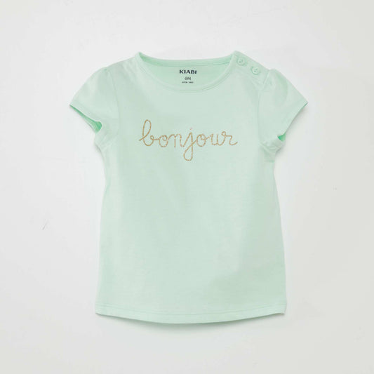 T-shirt animé BLEU