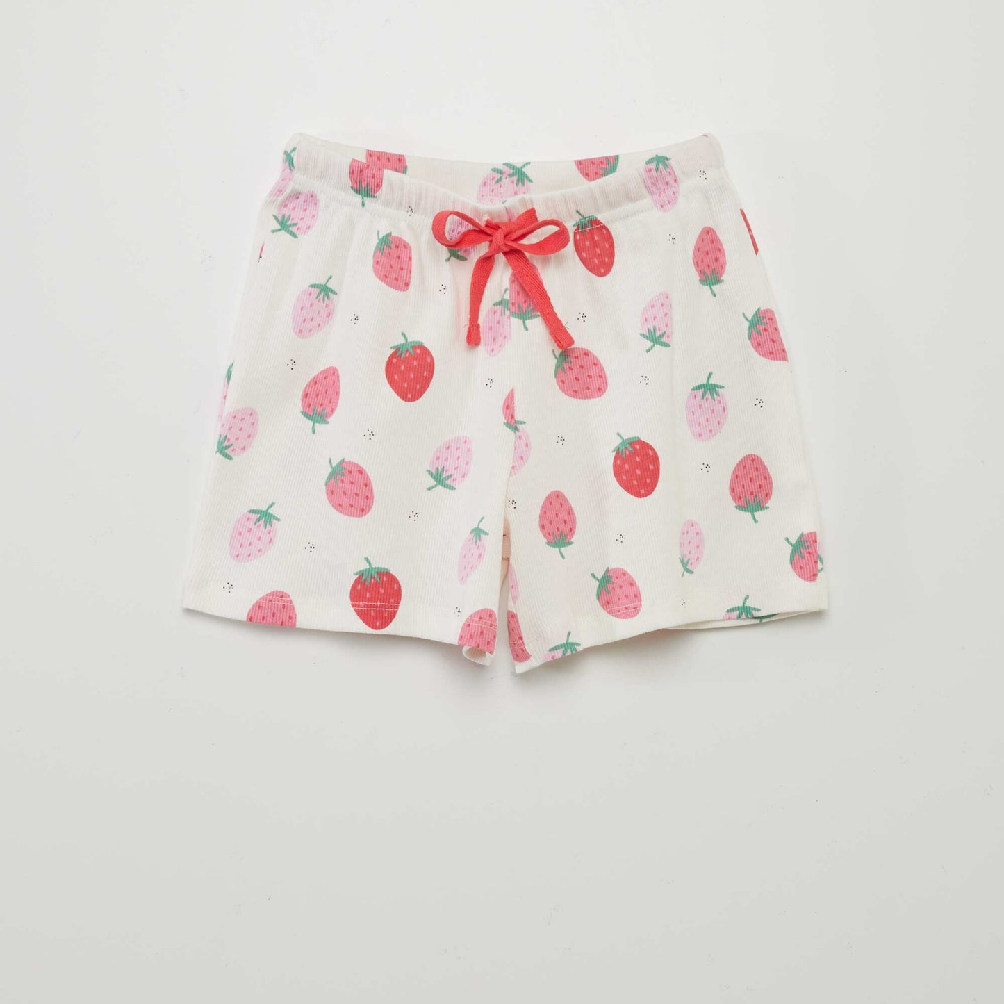 Pyjama court top + short - 2 pièces Rose