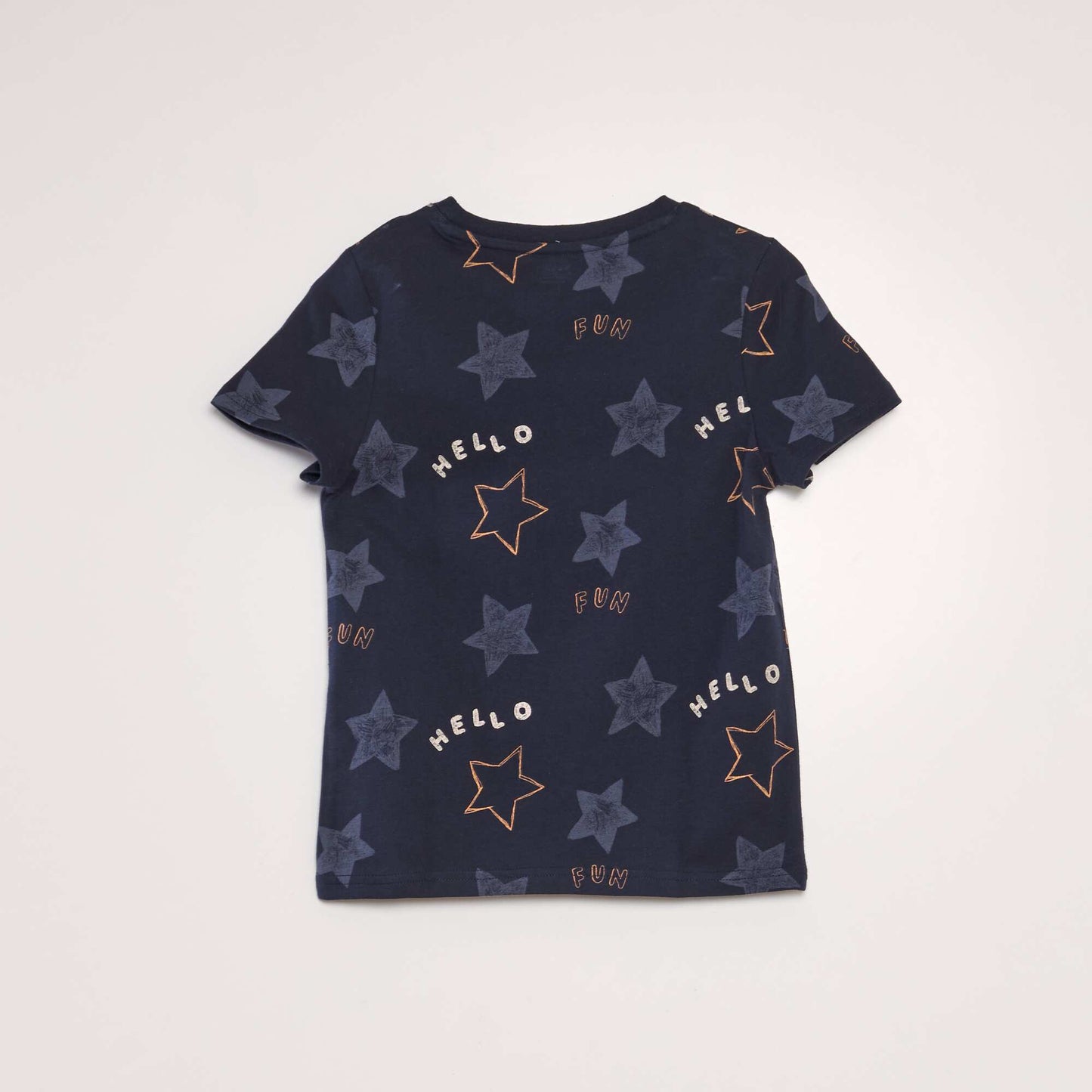 T-shirt imprimé BLEU MARINE