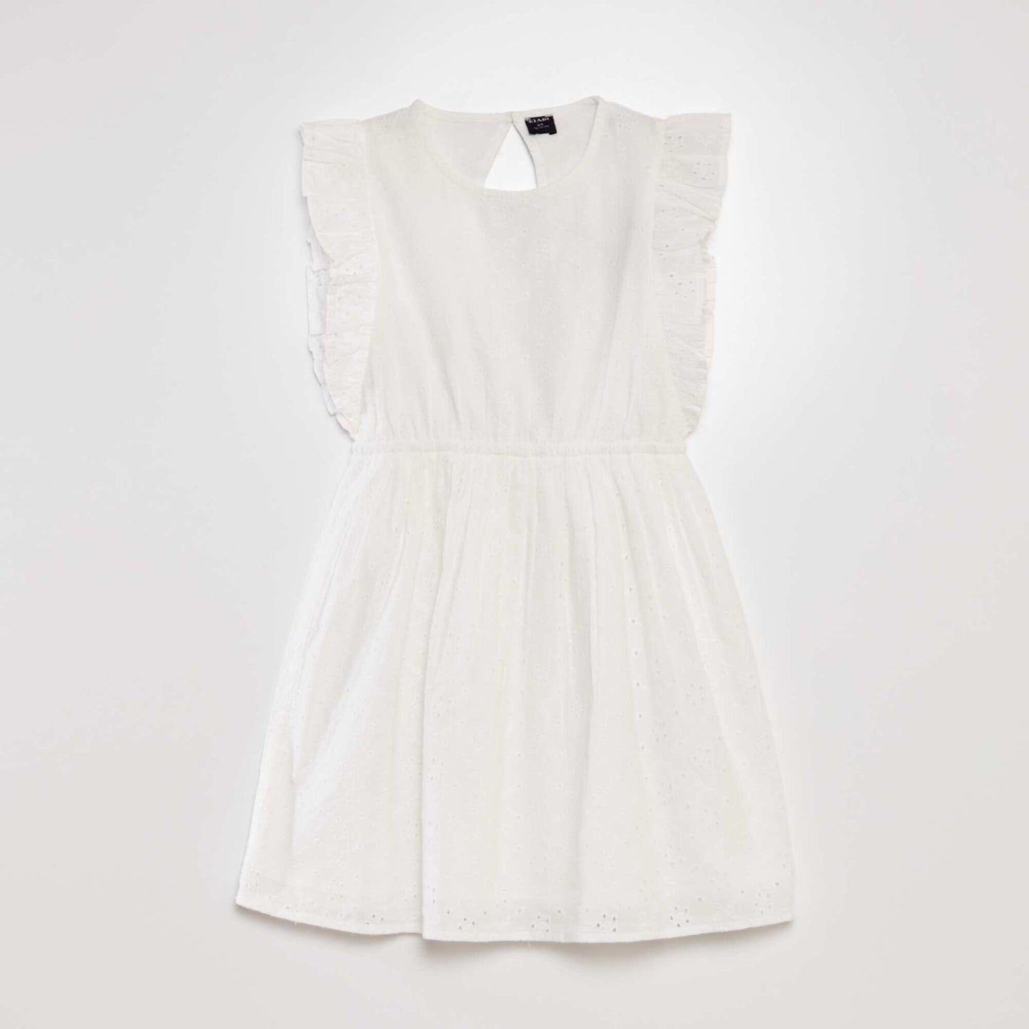 Robe en broderies anglaises blanc