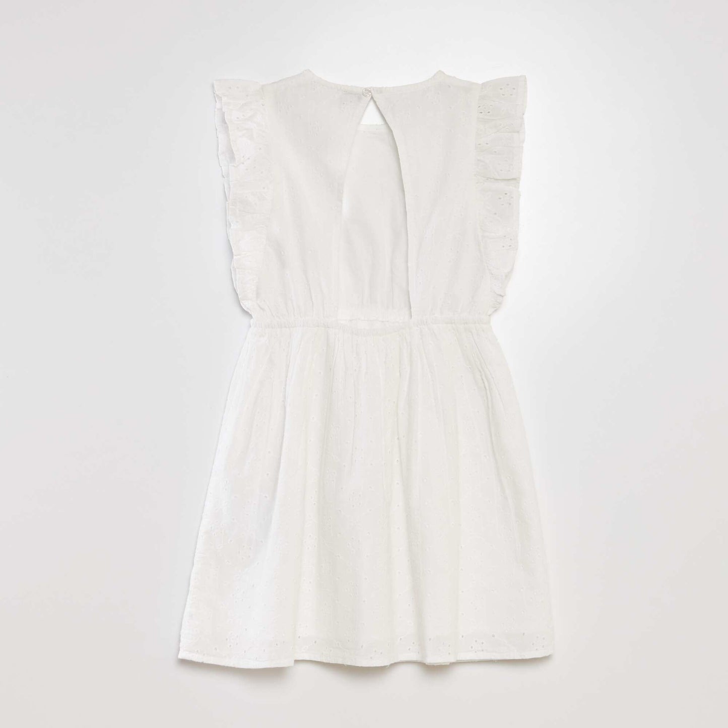 Robe en broderies anglaises blanc