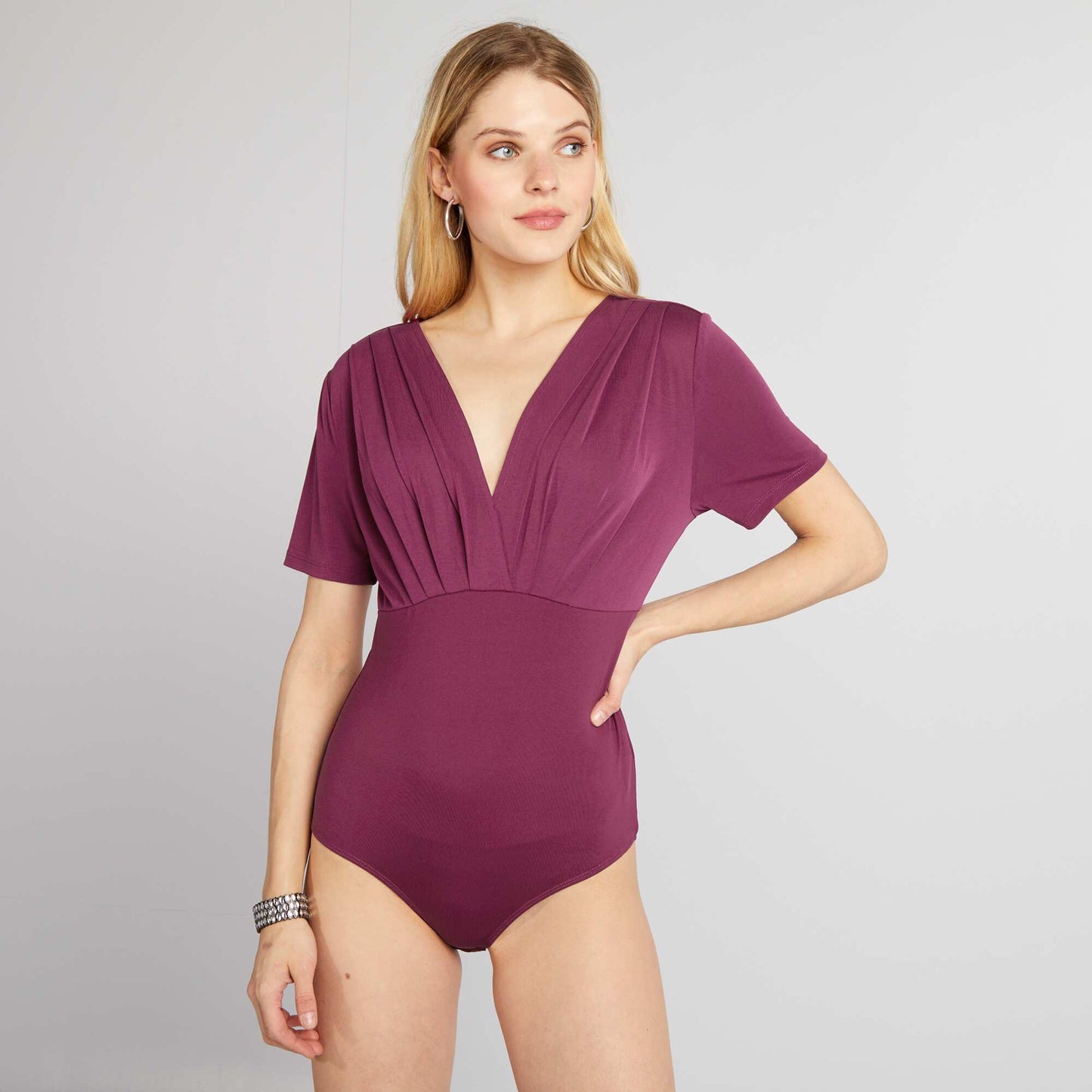 Body drapé Violet