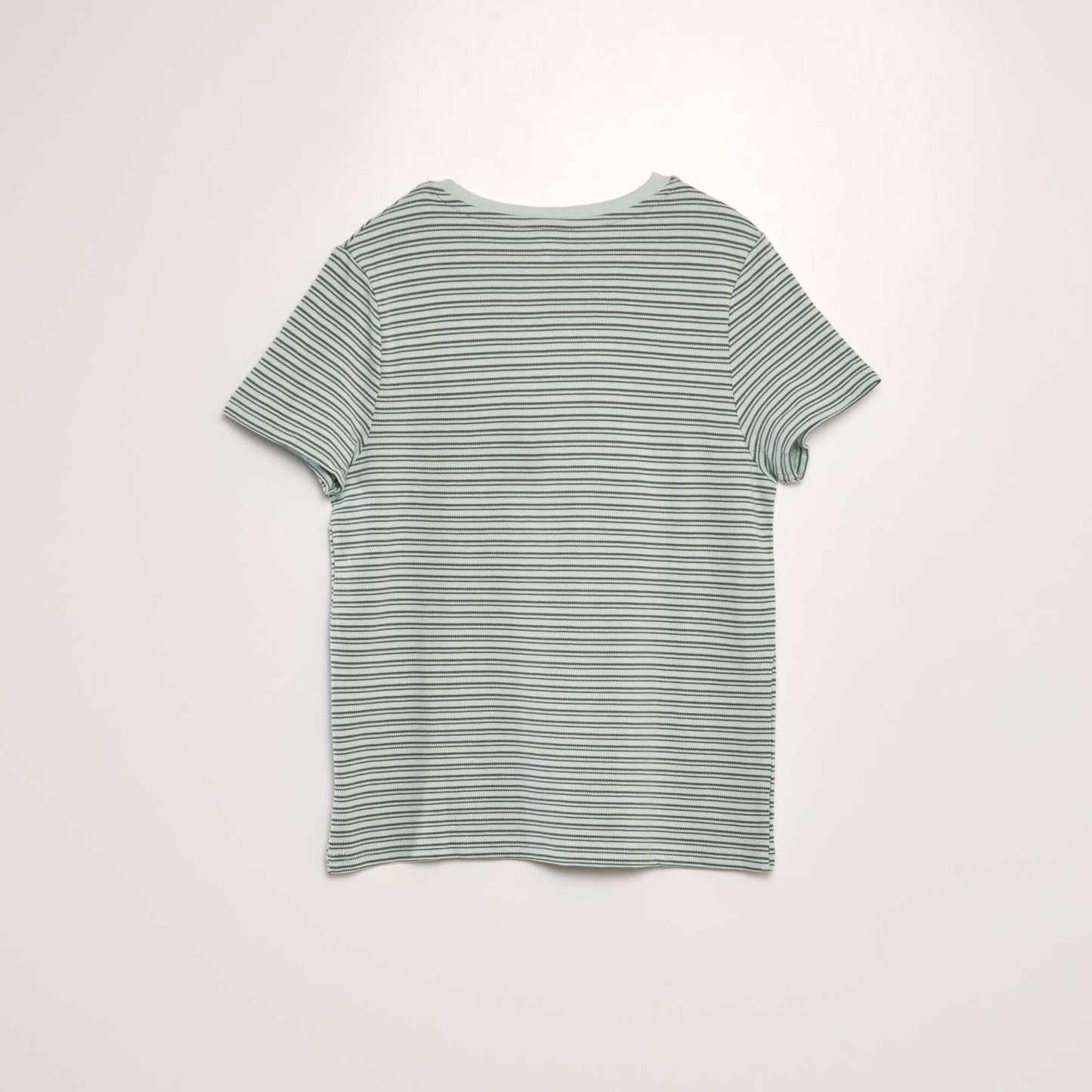 T-shirt en maille piquée Vert soleil