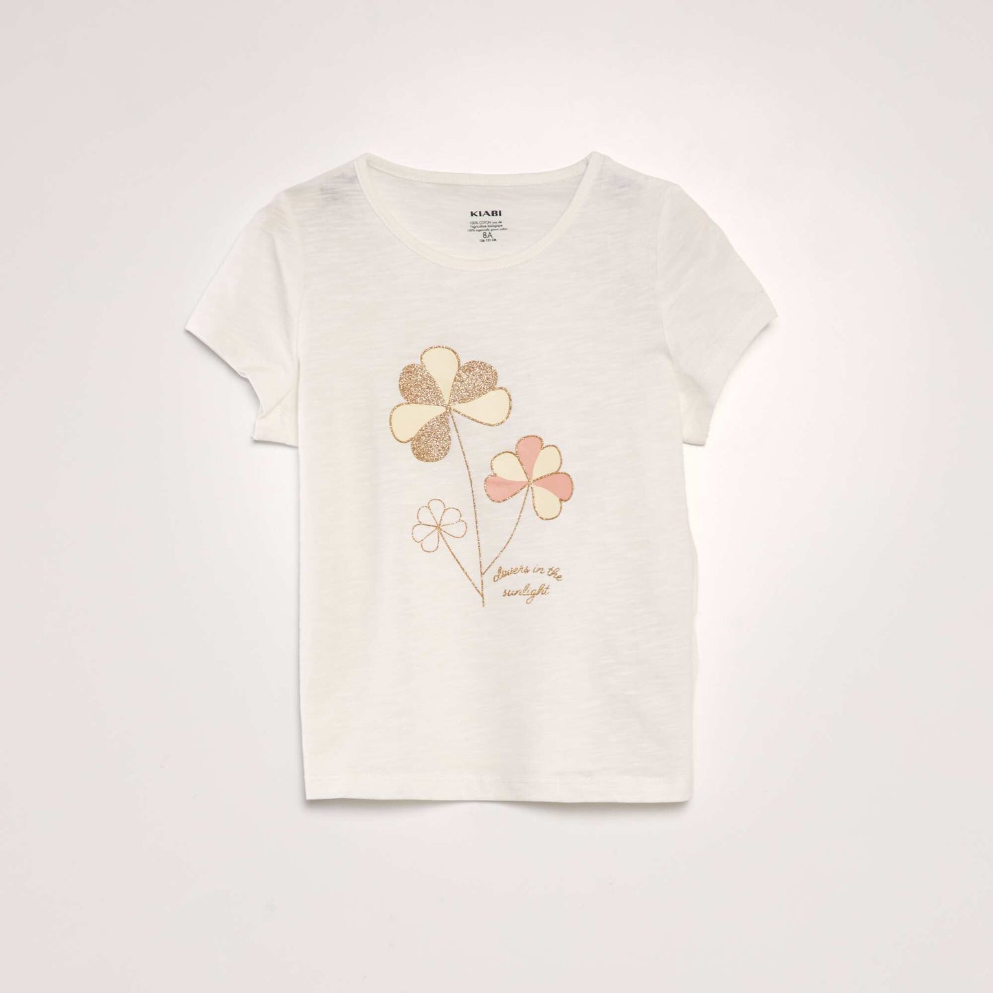 T-shirt forme boxy Blanc