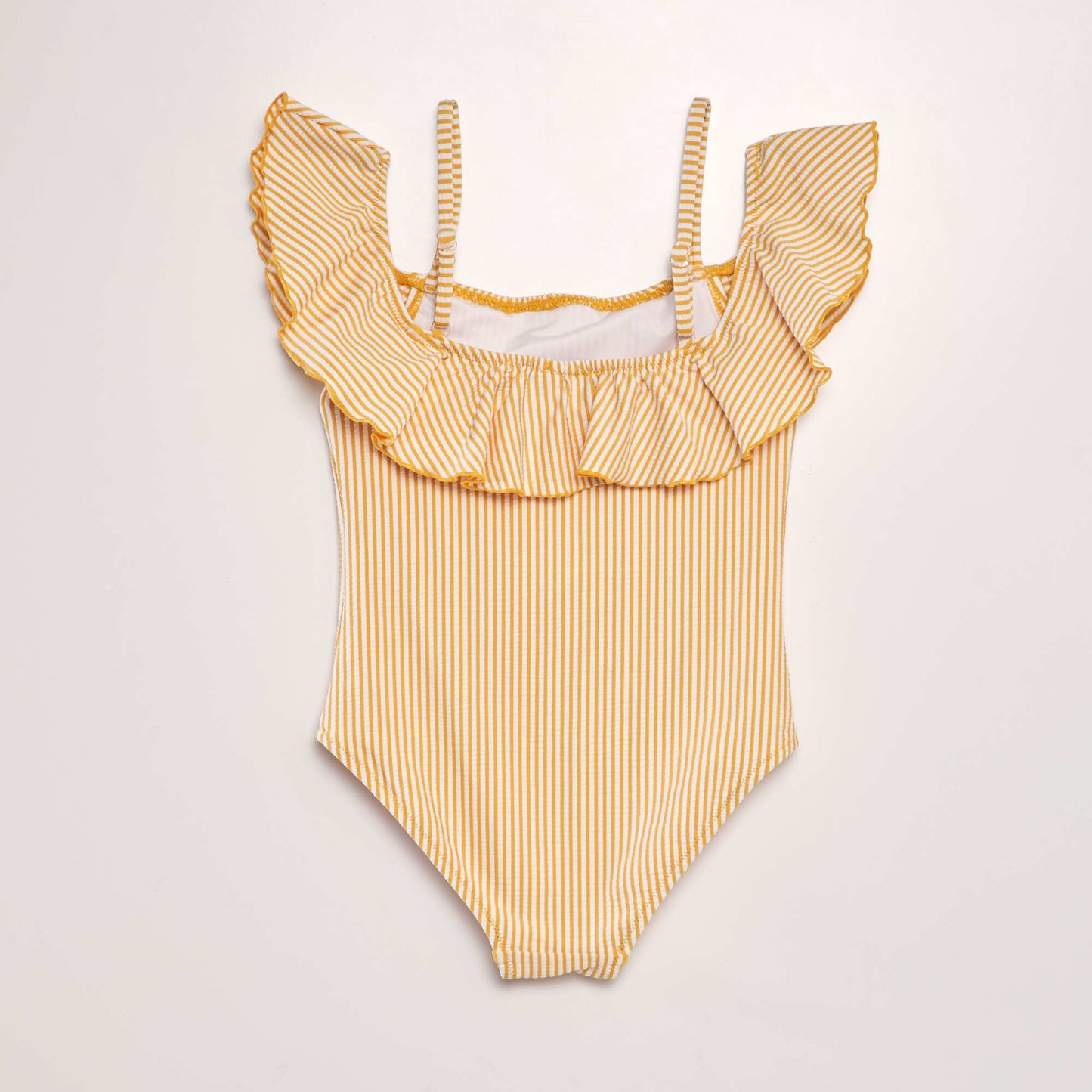 Maillot de bain rayé - 1 pièce Jaune