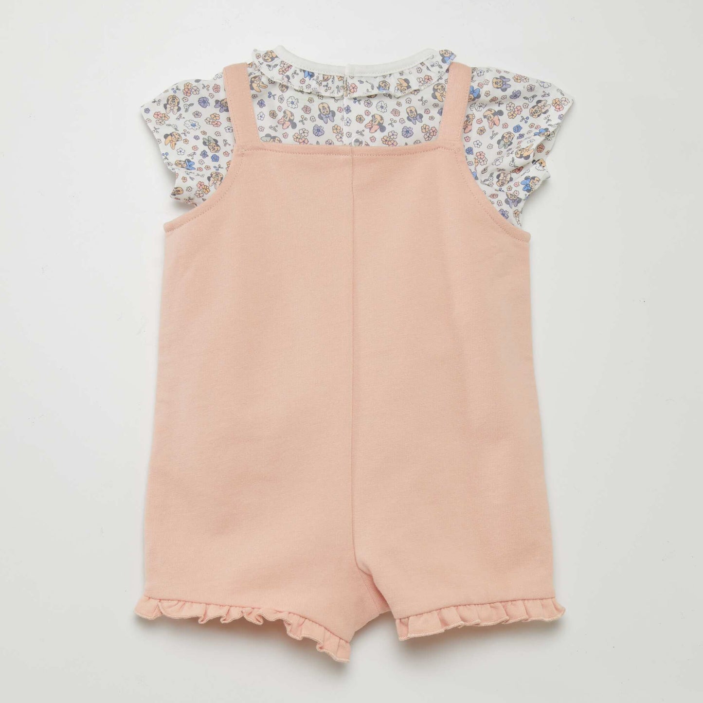 Ensemble salopette + t-shirt 'Disney' - 2 pièces Rose