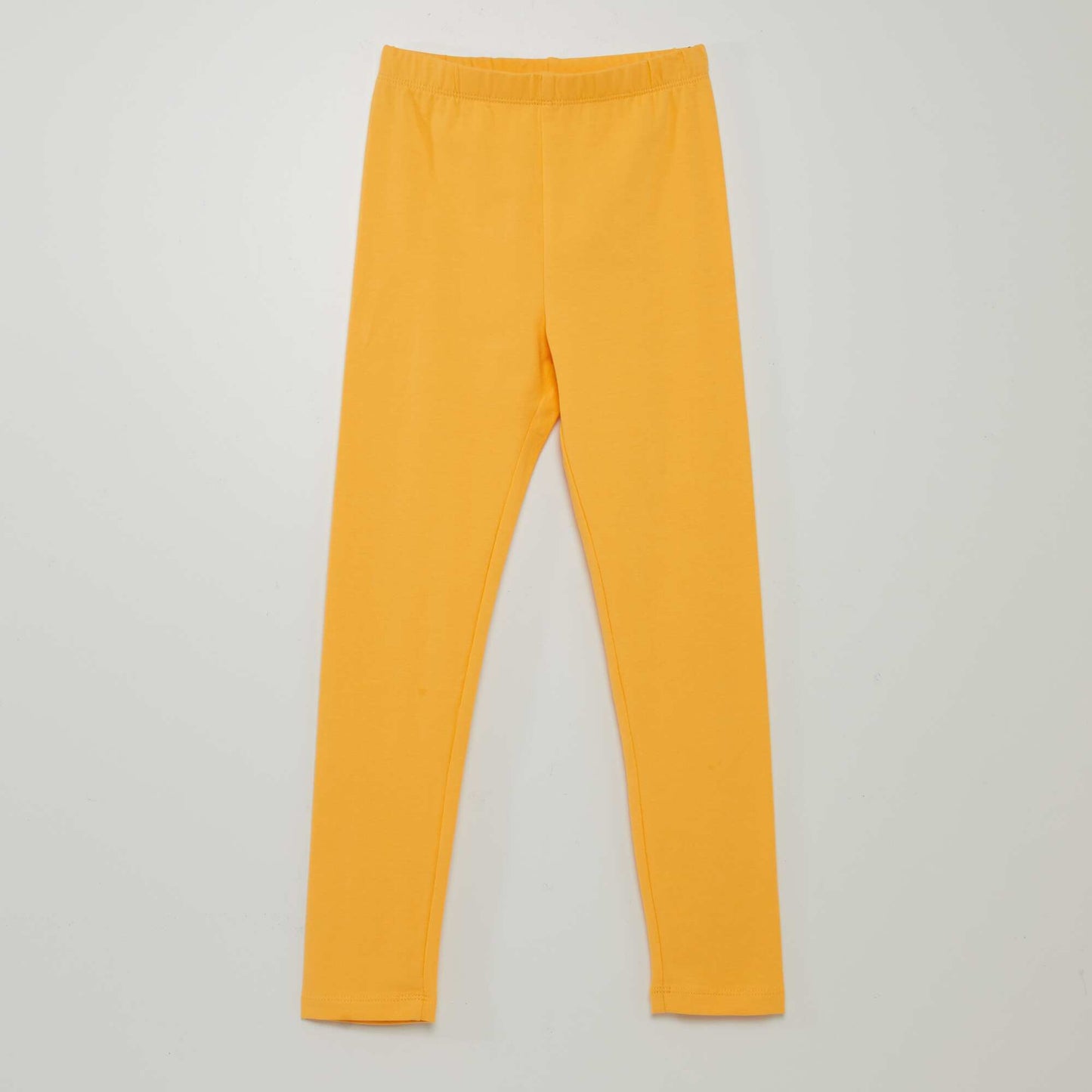 Legging long à taille élastiquée Jaune