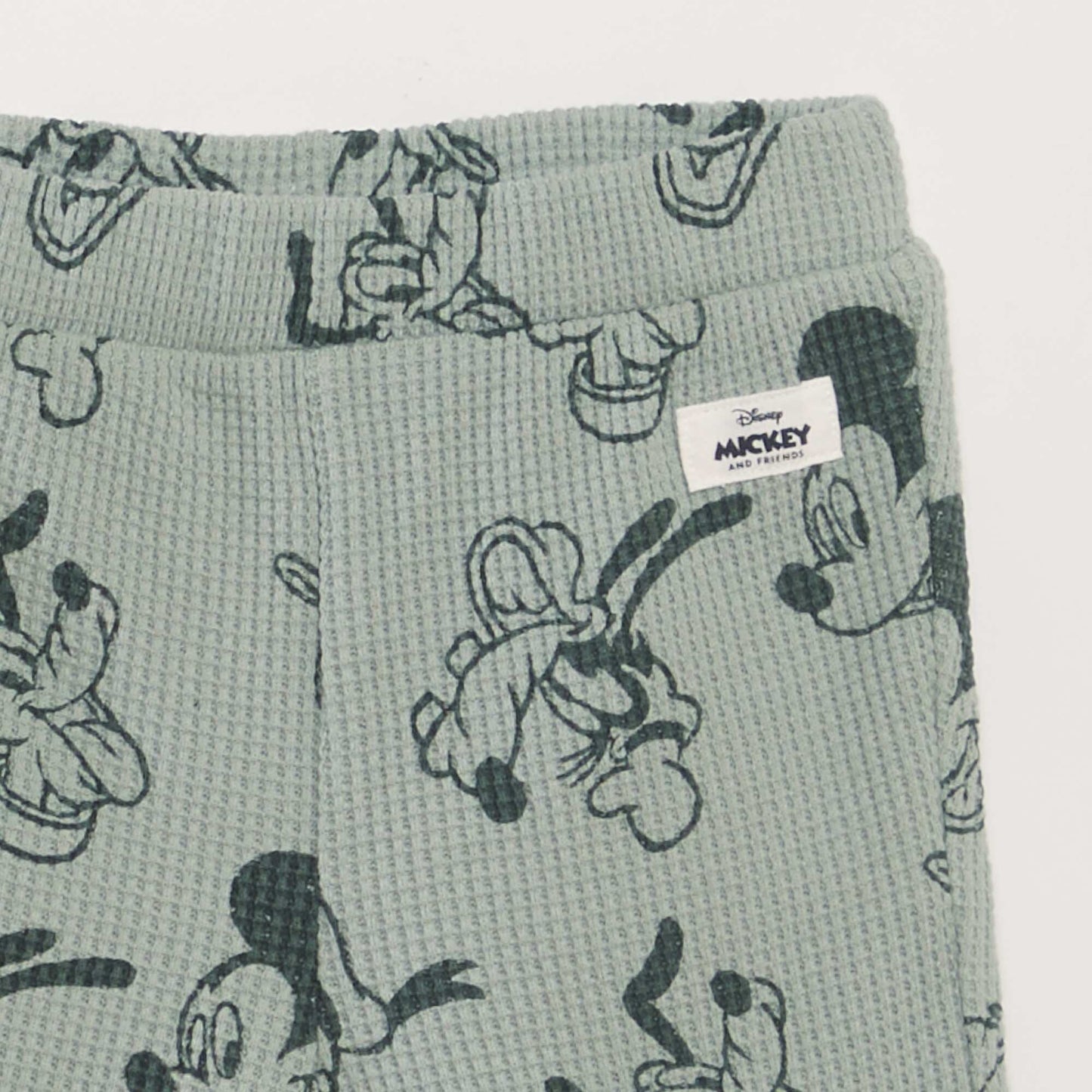 Ensemble jogging sweat + pantalon 'Disney' en nid d'abeilles - 2 pièces VERT
