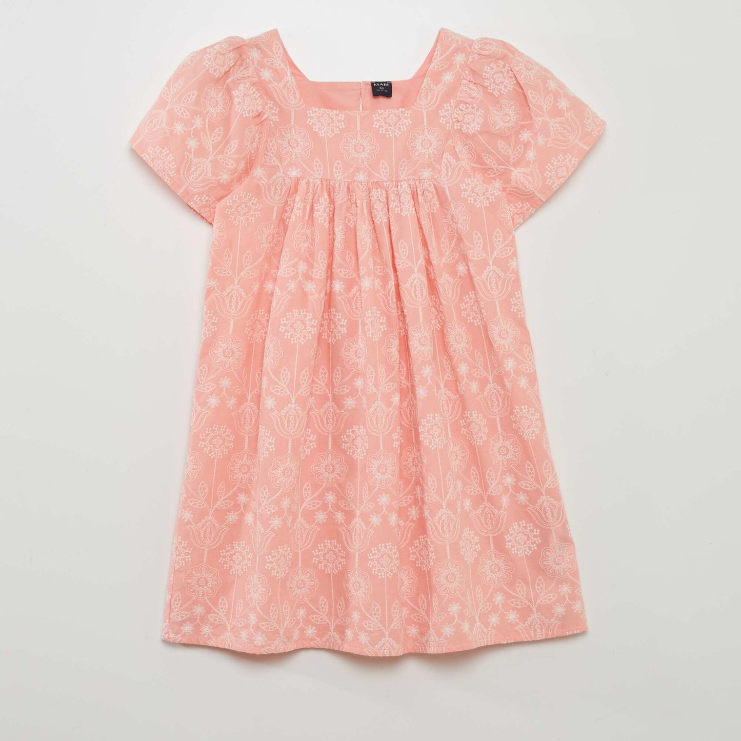 Robe avec broderies indiennes Rose