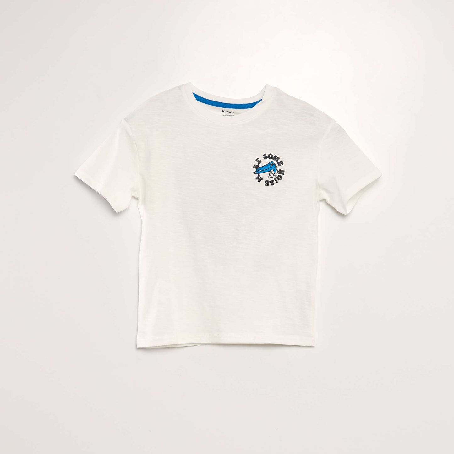 T-shirt loose imprimé Blanc