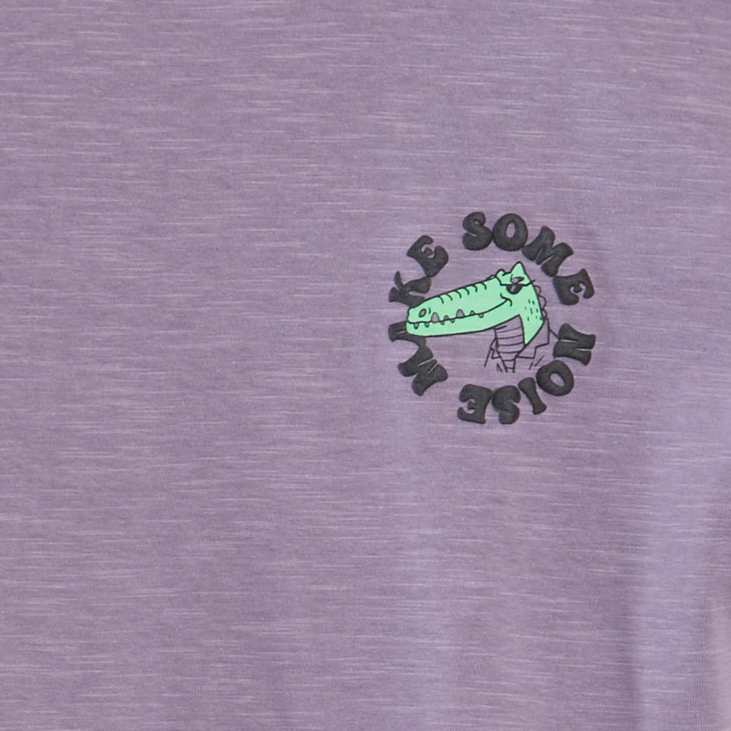 T-shirt loose imprimé Violet