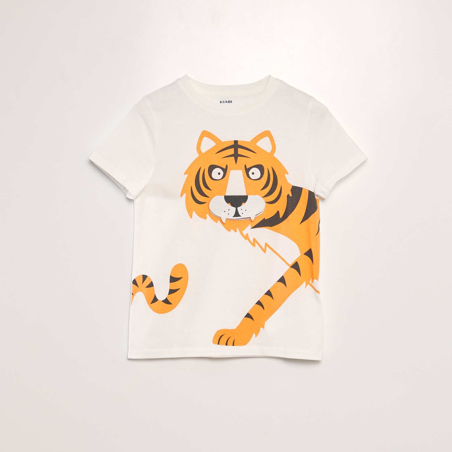 T-shirt à imprimé animé Blanc