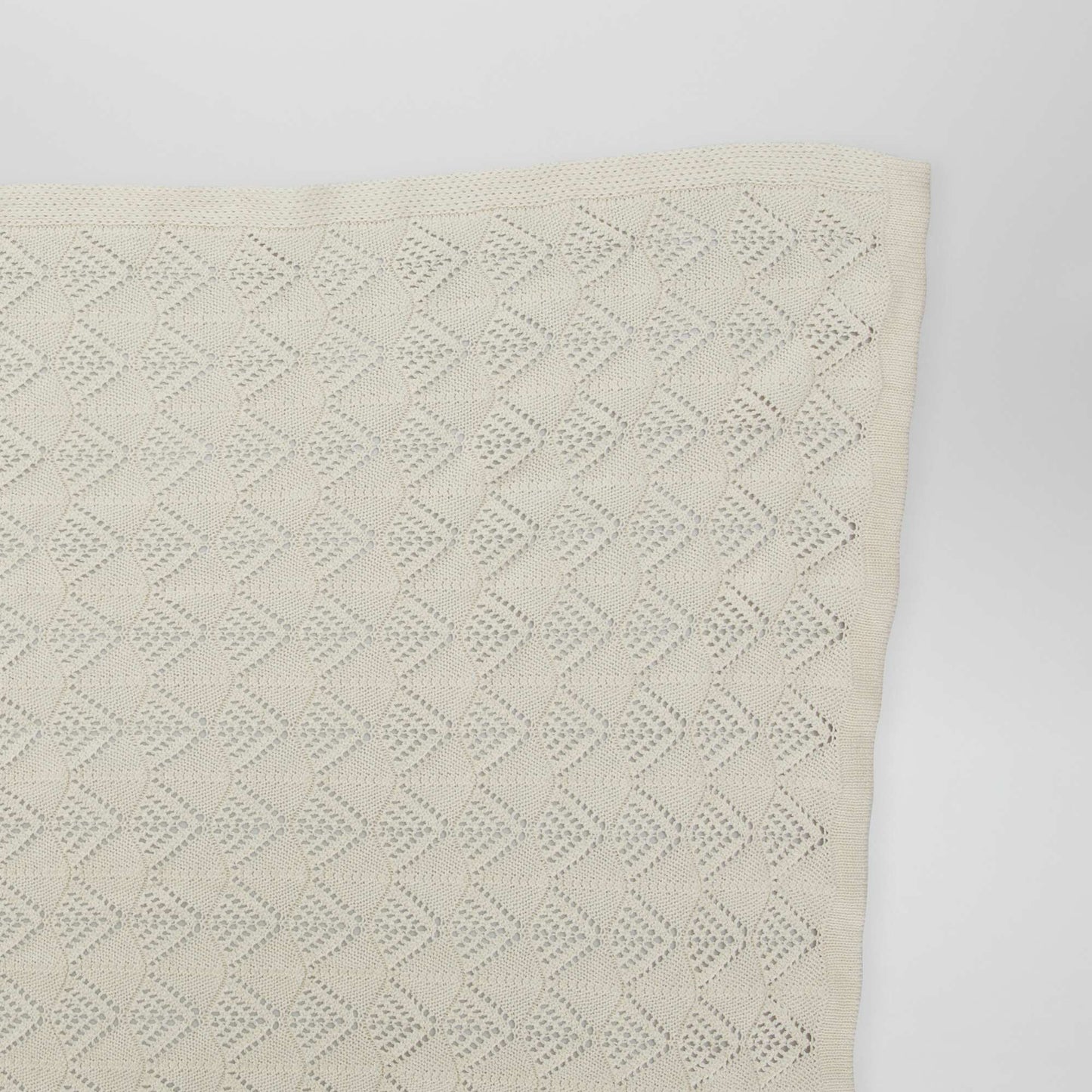 Couverture tricot BEIGE