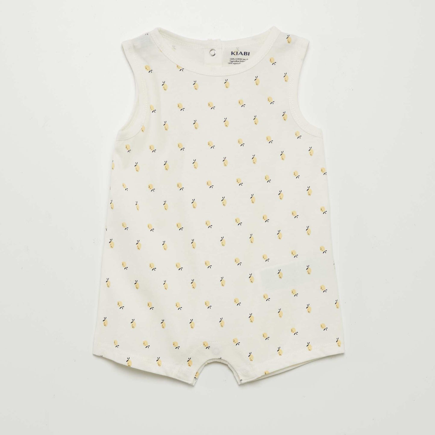 Lot de 2 barboteuses courtes Blanc