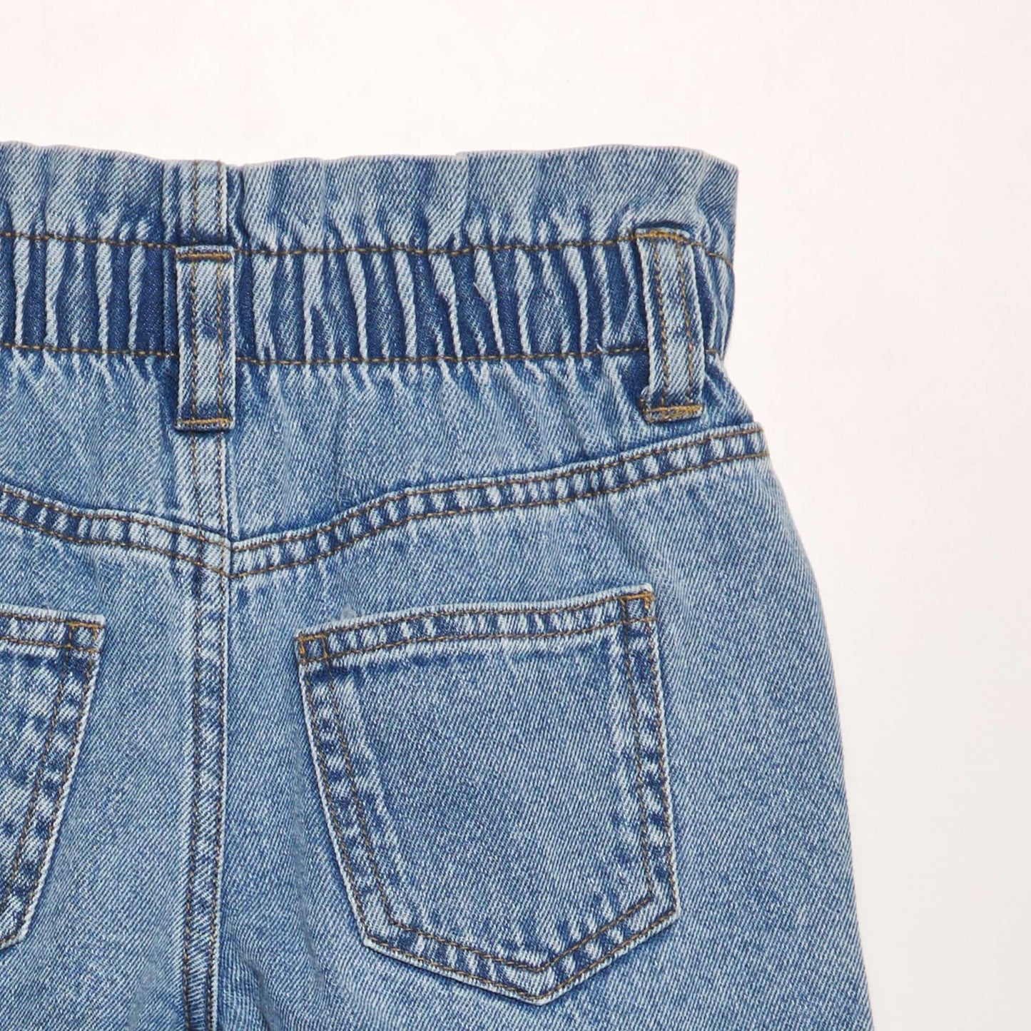 Short en jean Bleu