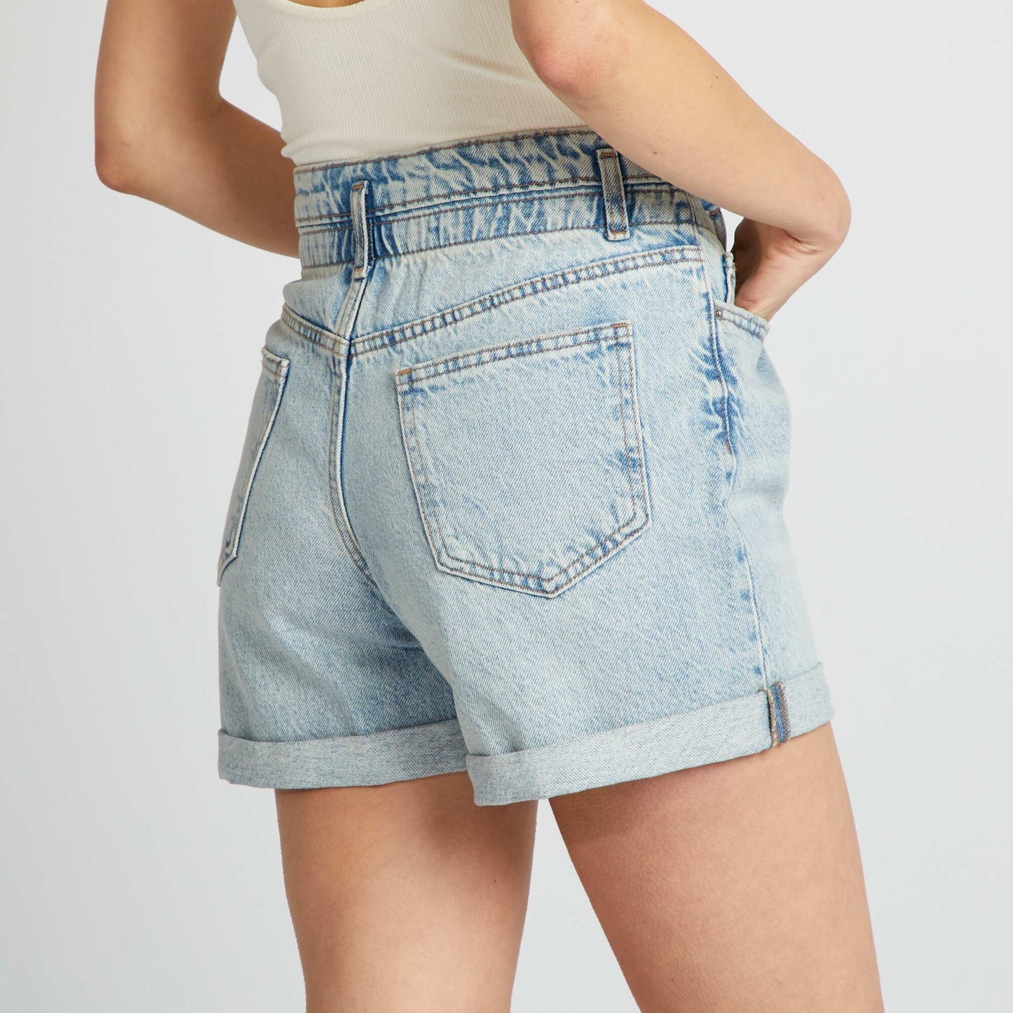 Short en jean Triple stone