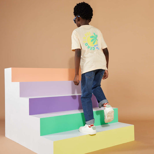 T-shirt loose imprimé - Grafik Edition Beige