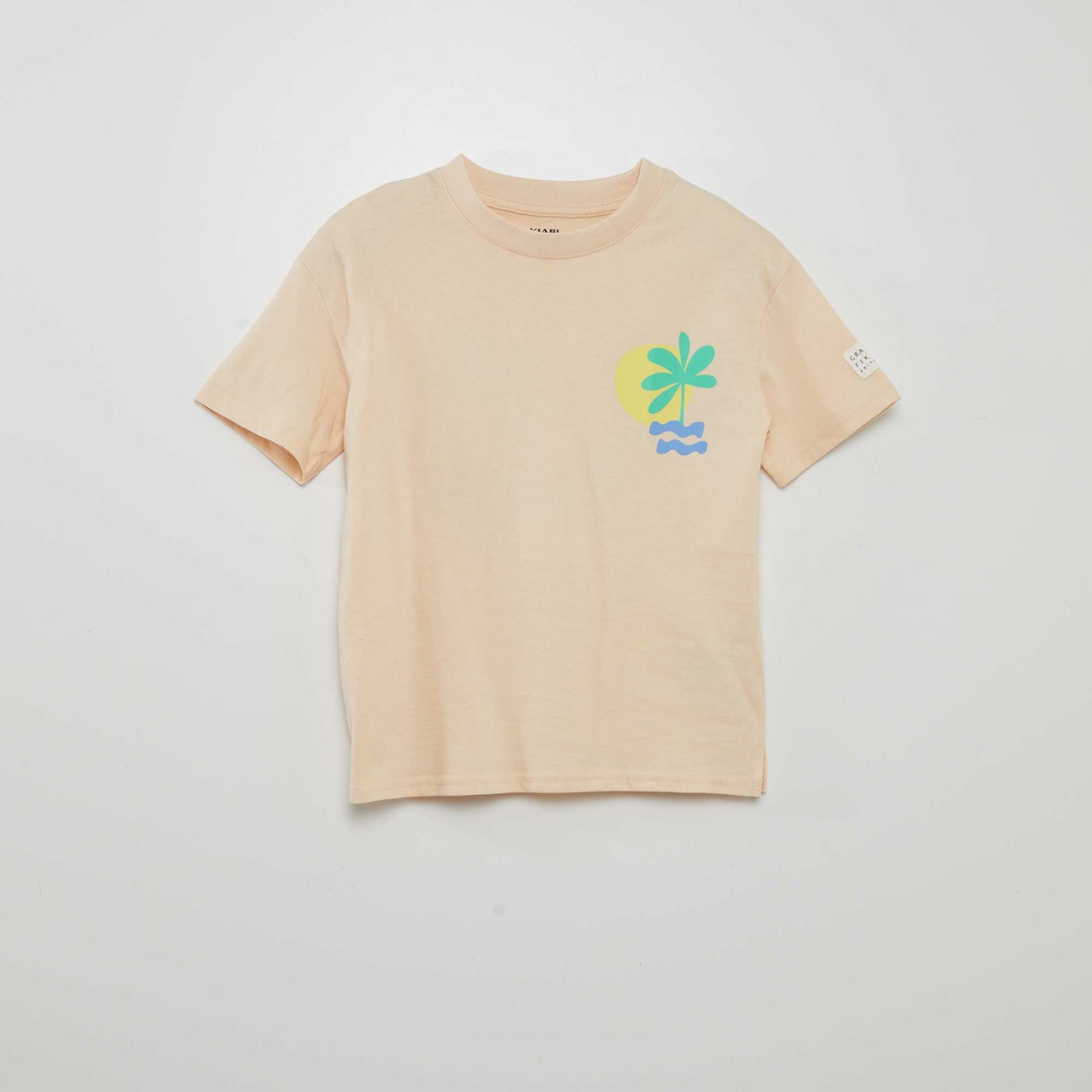 T-shirt loose imprimé - Grafik Edition Beige