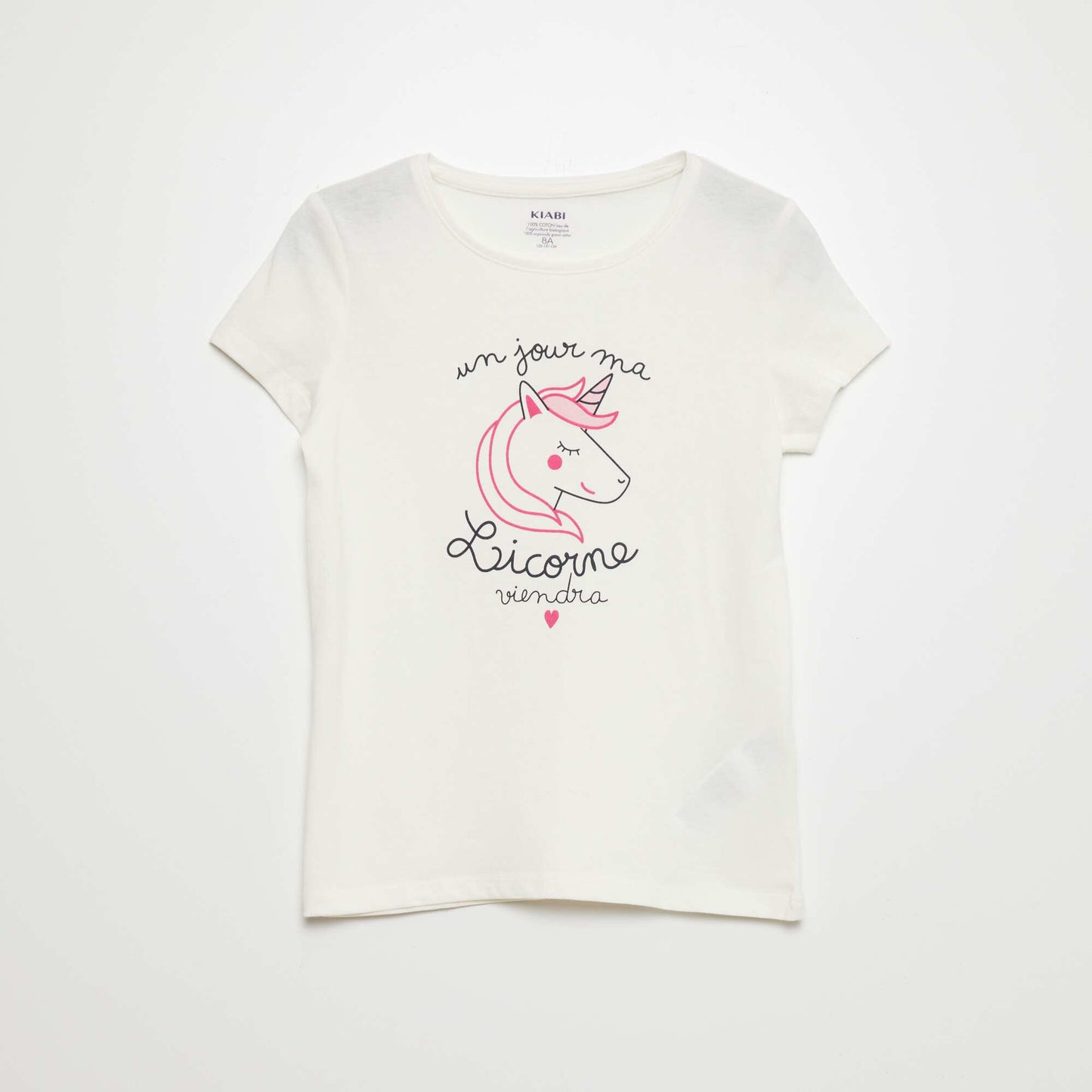 Lot de 3 t-shirts imprimés Rose/blanc