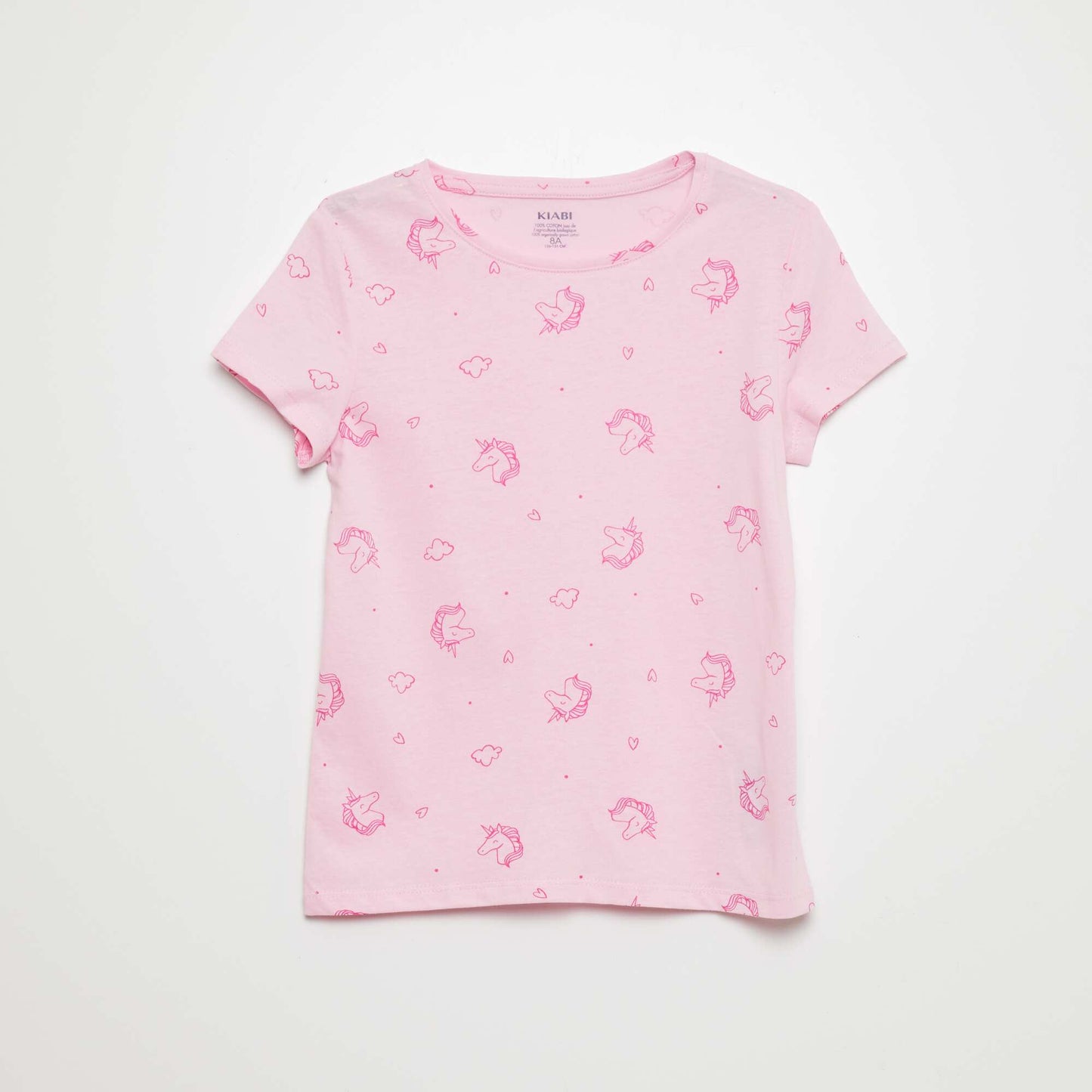 Lot de 3 t-shirts imprimés Rose/blanc