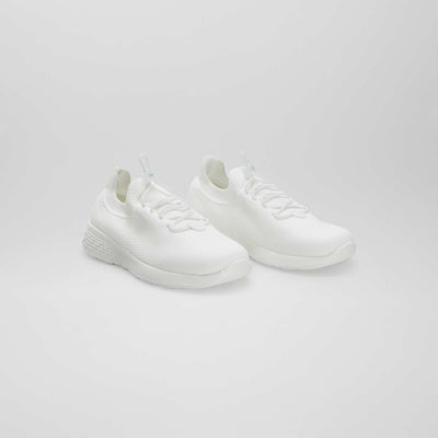 Baskets type running Blanc