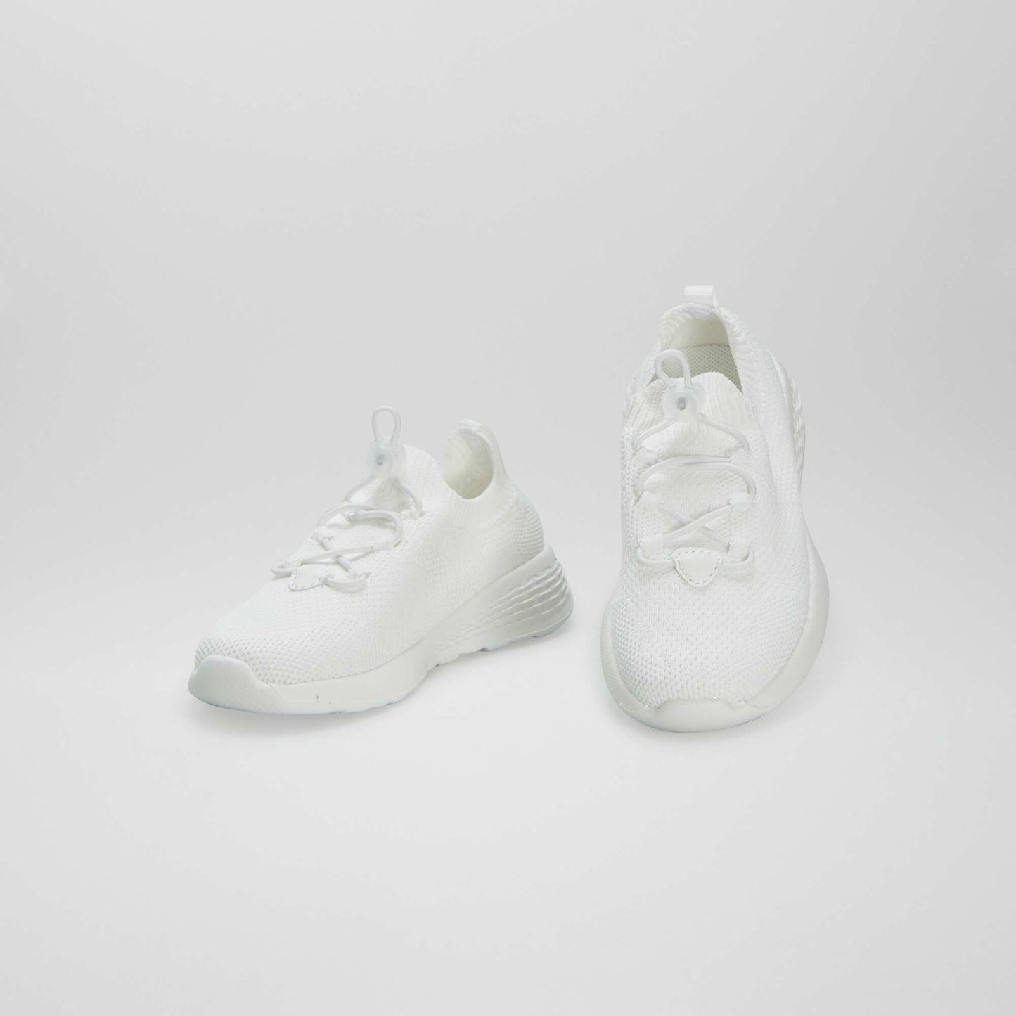 Baskets en mesh esprit running Blanc