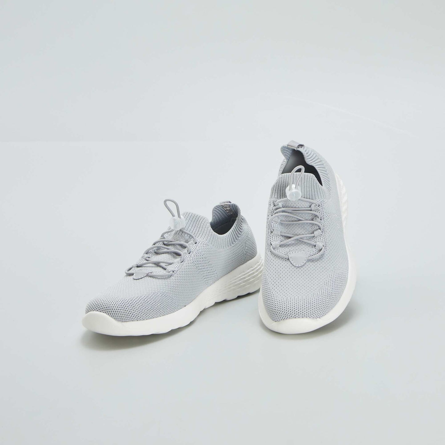 Baskets en mesh esprit running GRIS