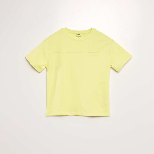 T-shirt loose jaune