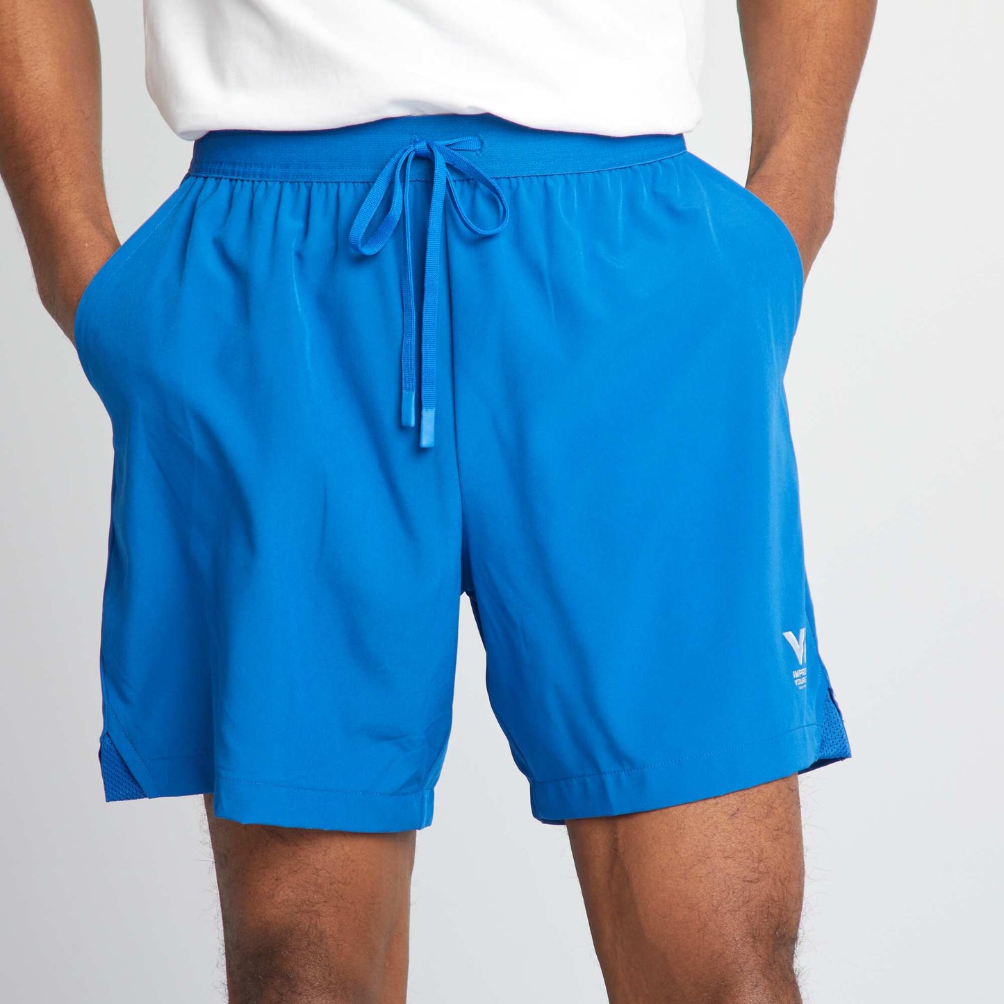 Short de sport léger Bleu