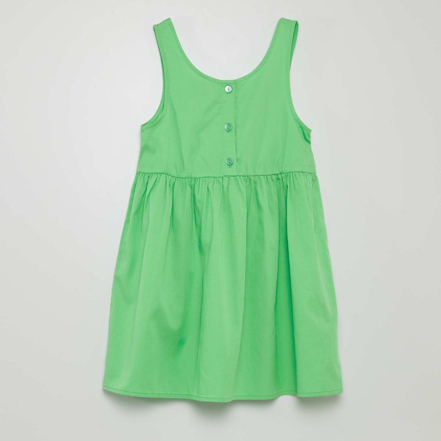 Robe sans manches à ouverture au dos Vert