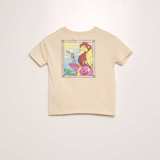 T-shirt imprimé au dos 'Mufasa' Beige