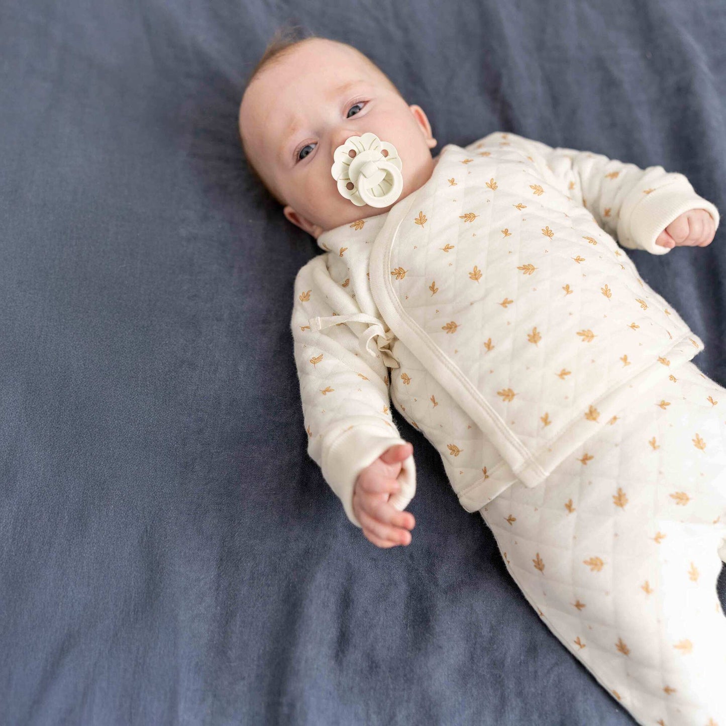 Pyjama 2 pièces matelassé BLANC