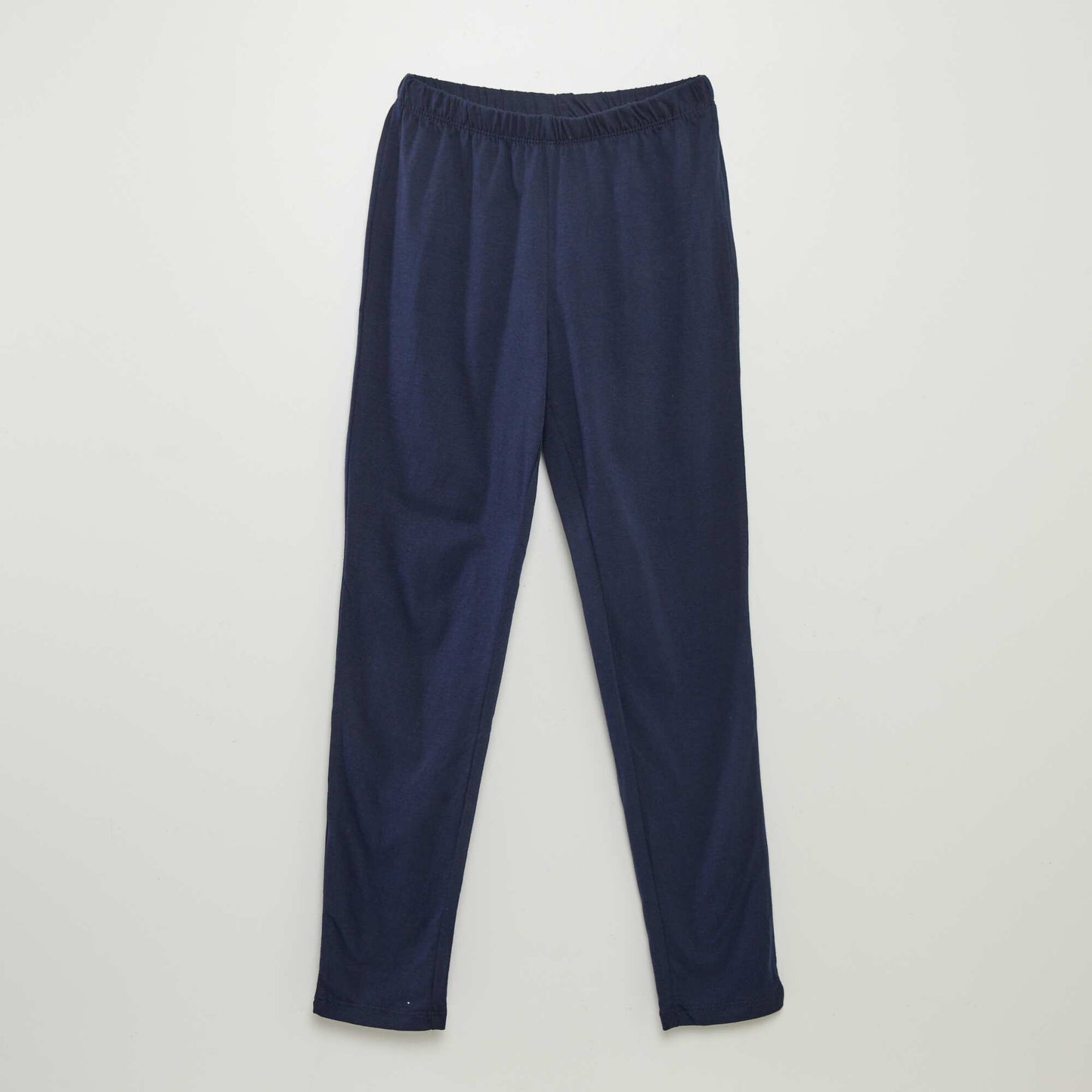 Pyjama long en jersey avec imprimé - 2 pièces BLANC/MARINE