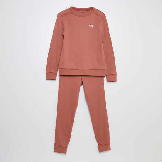 Ensemble pyjama 2 pièces ROUGE