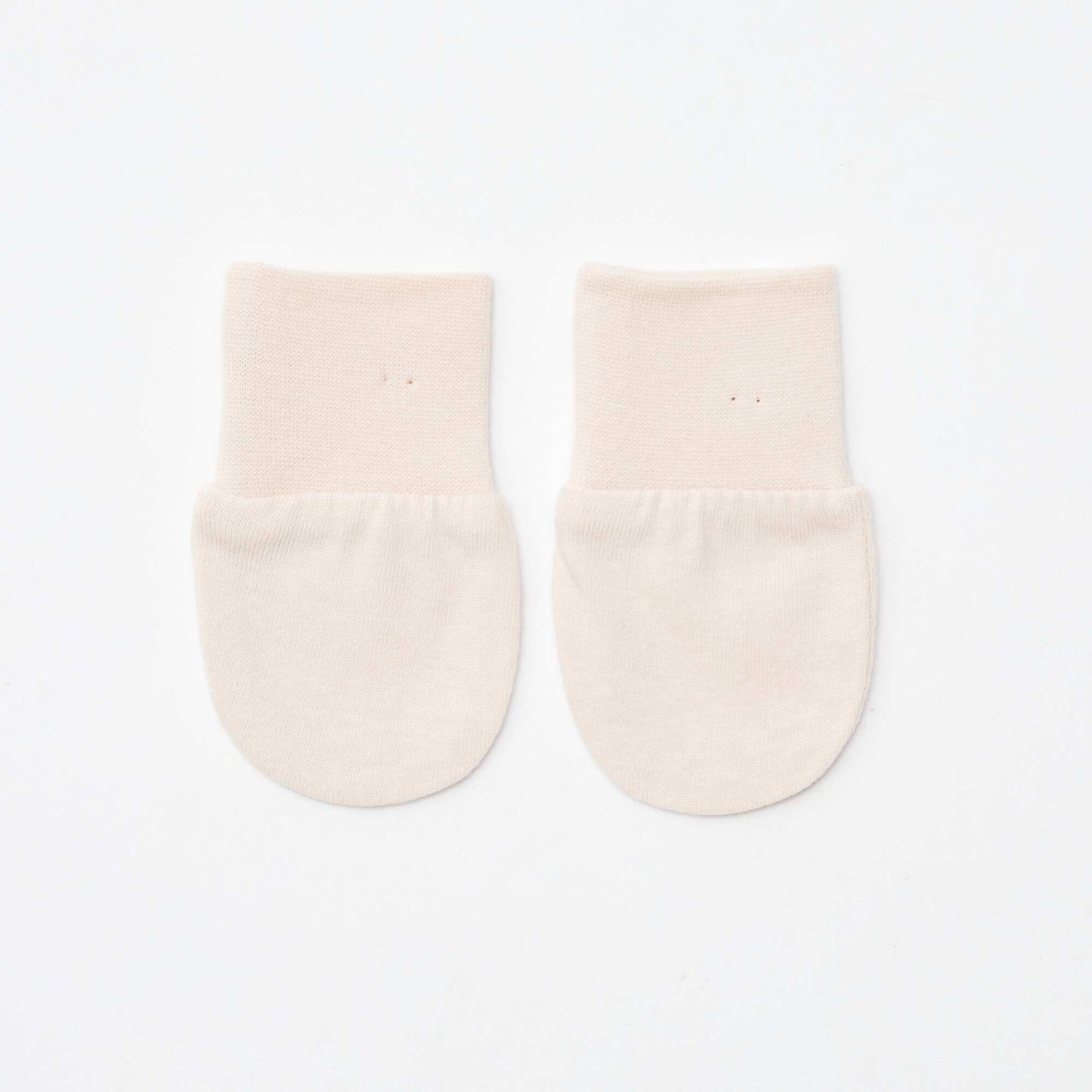 Lot de 2 paires de moufles anti-griffes BEIGE/ROSE