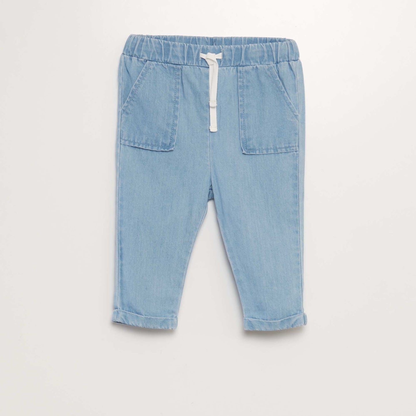 Pantalon coupe jogging en denim Denim