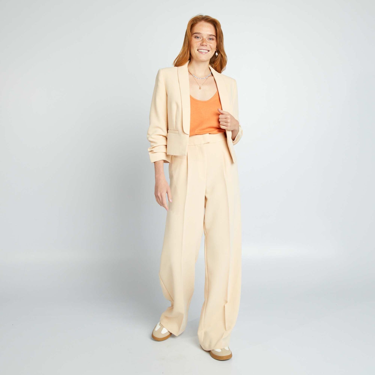 Débardeur à encolure dégagée Orange