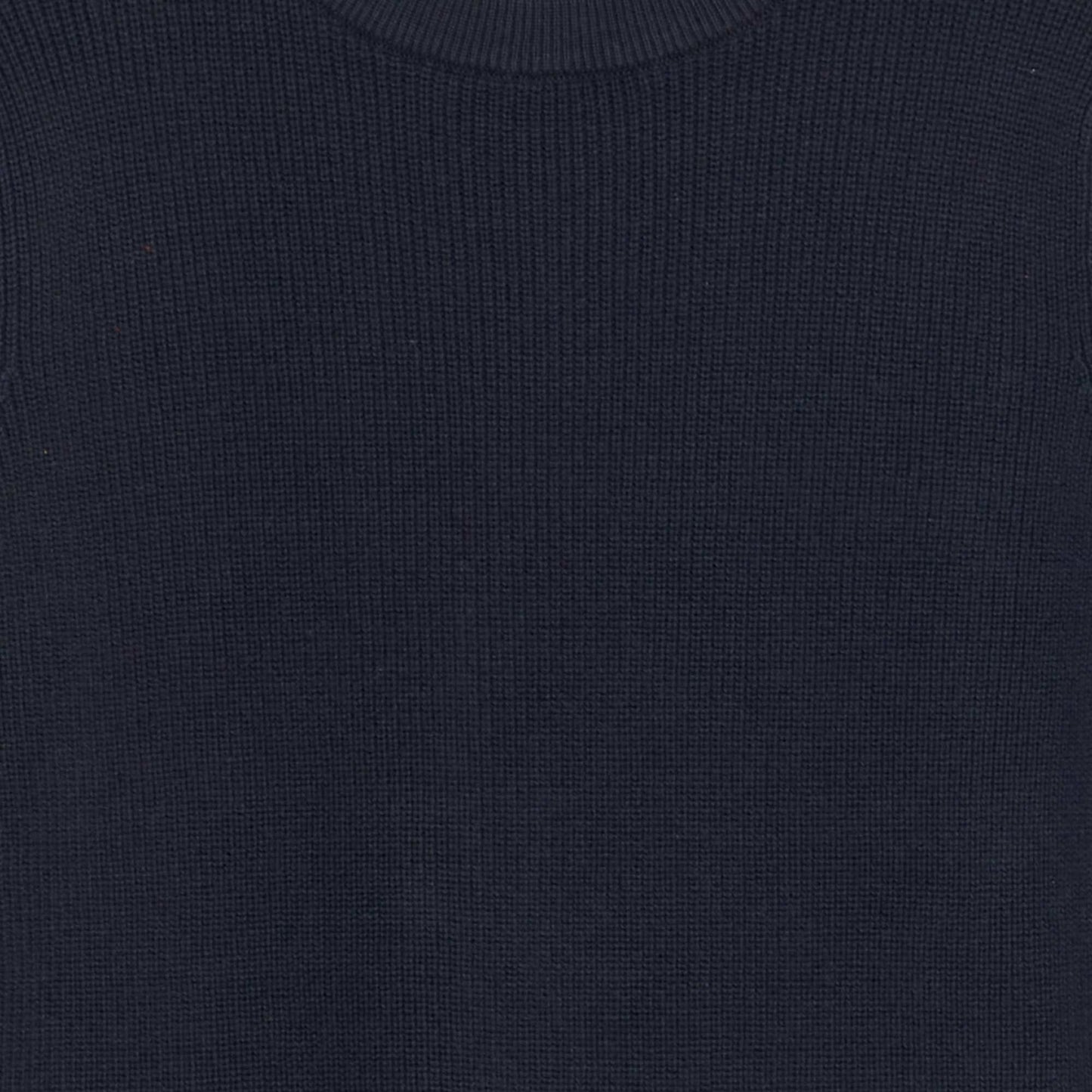Pull en maille à col rond BLEU
